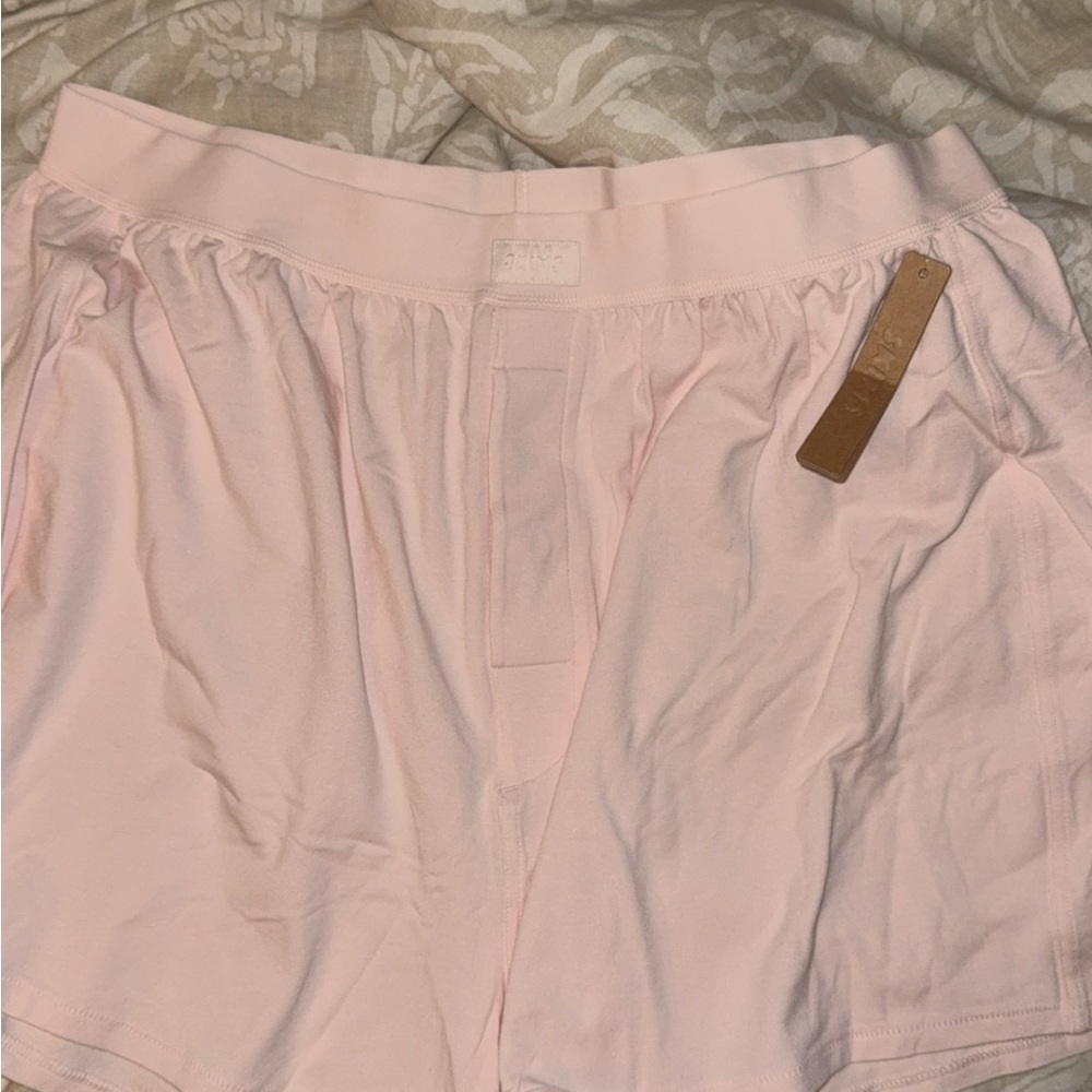 Skims Pink Boxer Shorts